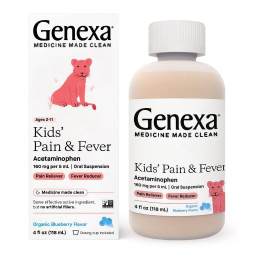 GENEXA KIDS PAIN and FEVER 118ML
