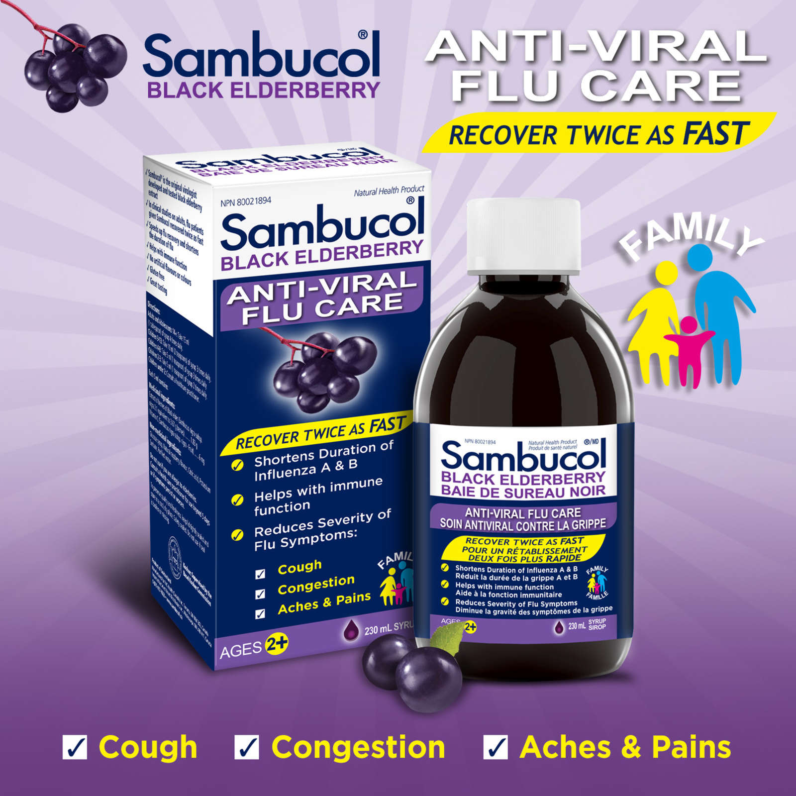 Black Elderberry Anti-Viral Flu Care Syrup