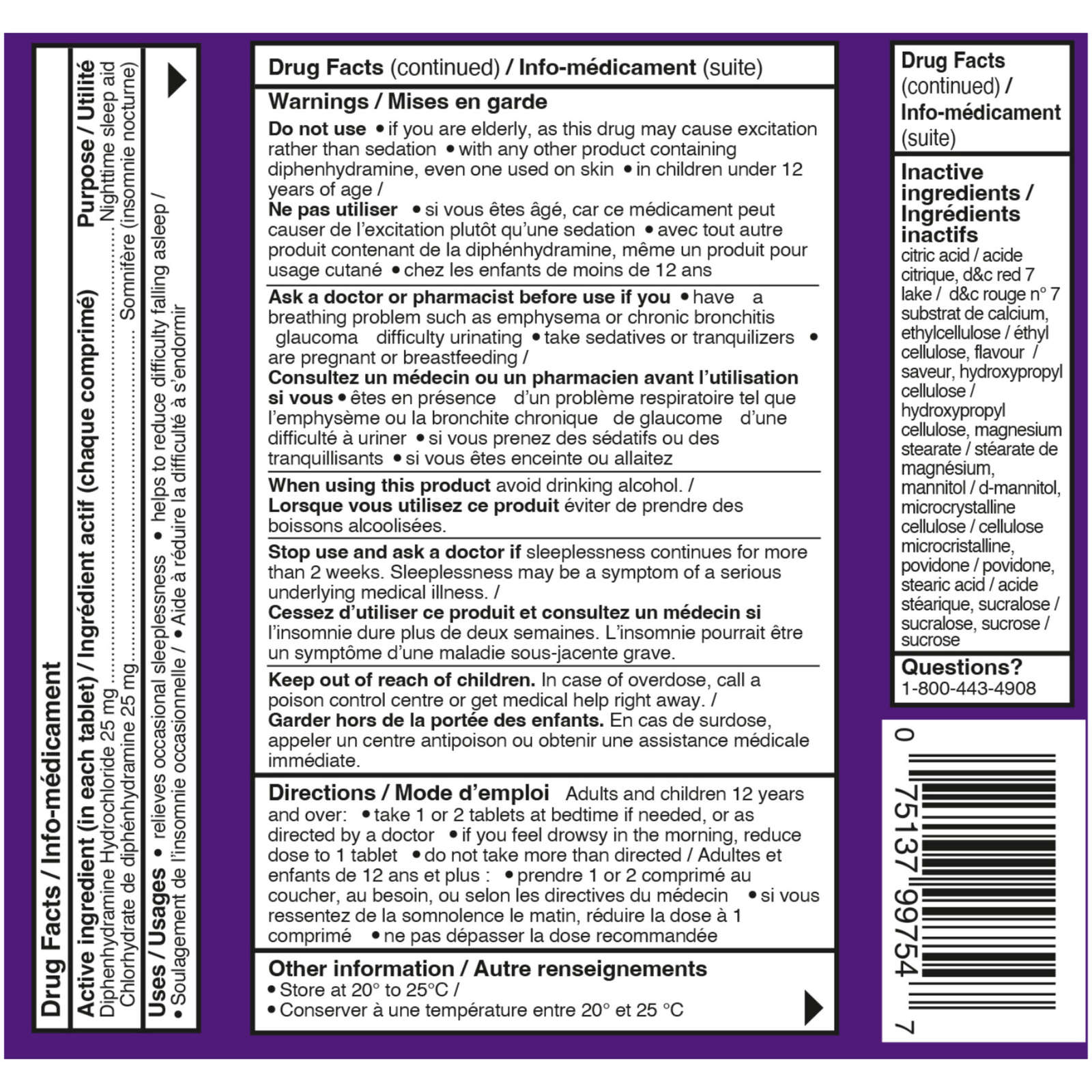 Sleep-eze Eze-Melts Dissolving Tablets