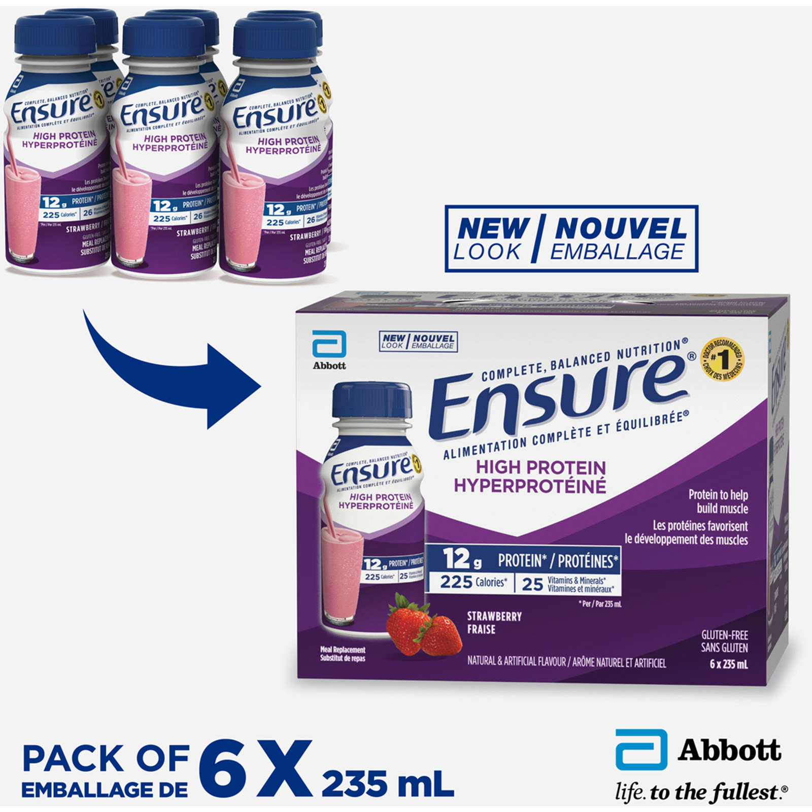 Ensure® High Protein STRAWBERRY