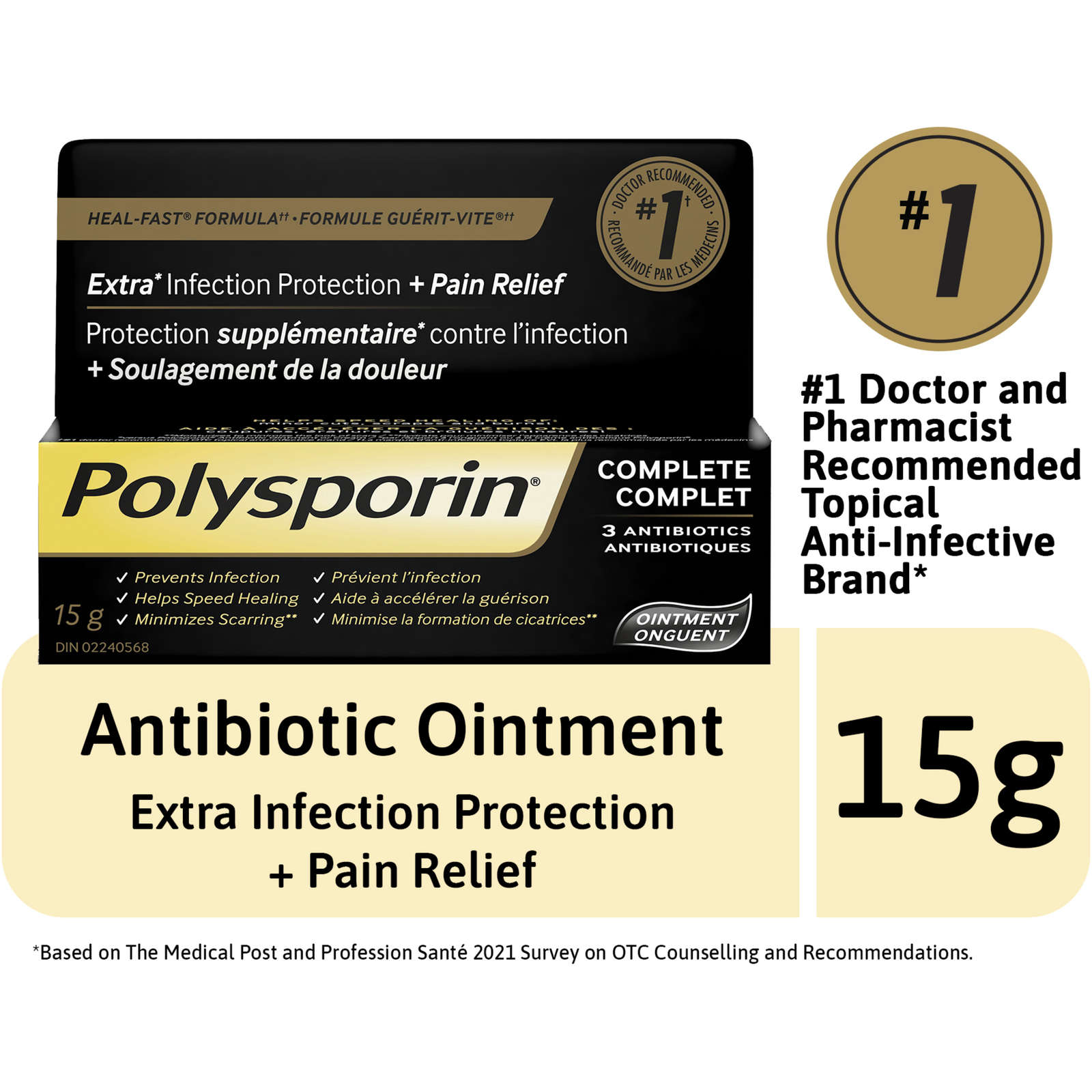 Complete Antibiotic Ointment, Heal-Fast Formula