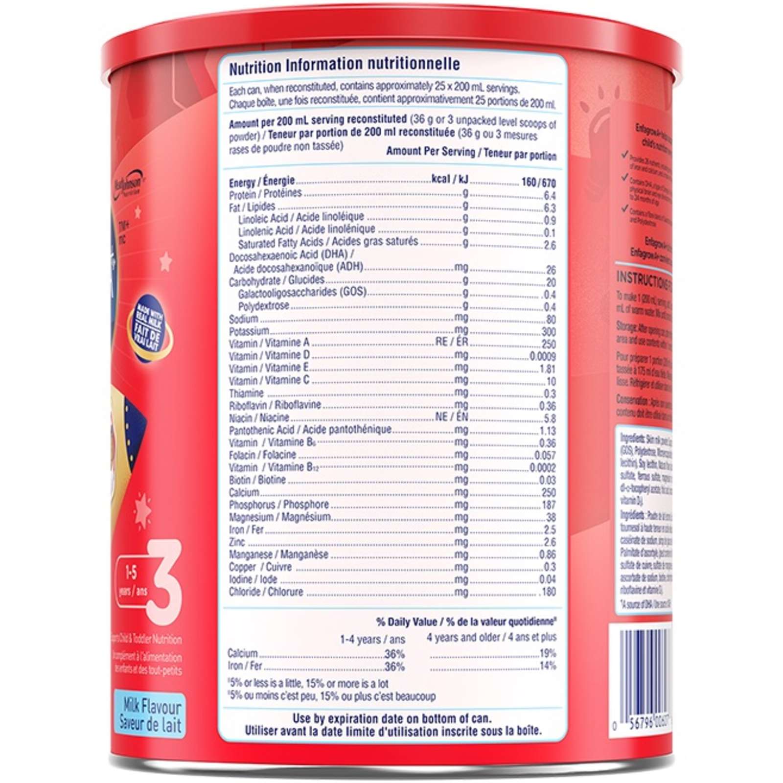 Toddler & Child Nutritional Drink, Powder Tub, Milk Flavour