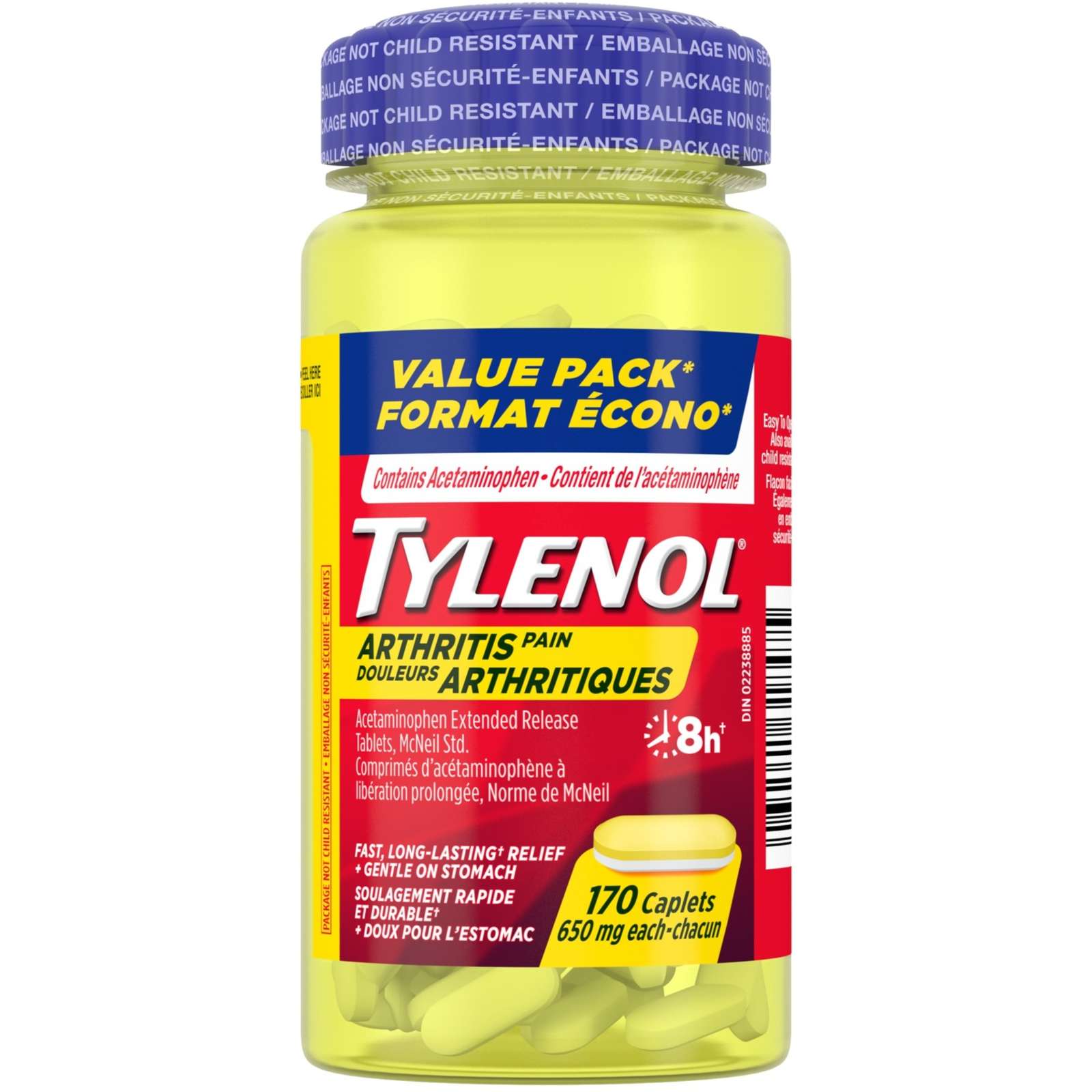 Arthritis Pain Relief Acetaminophen 650mg