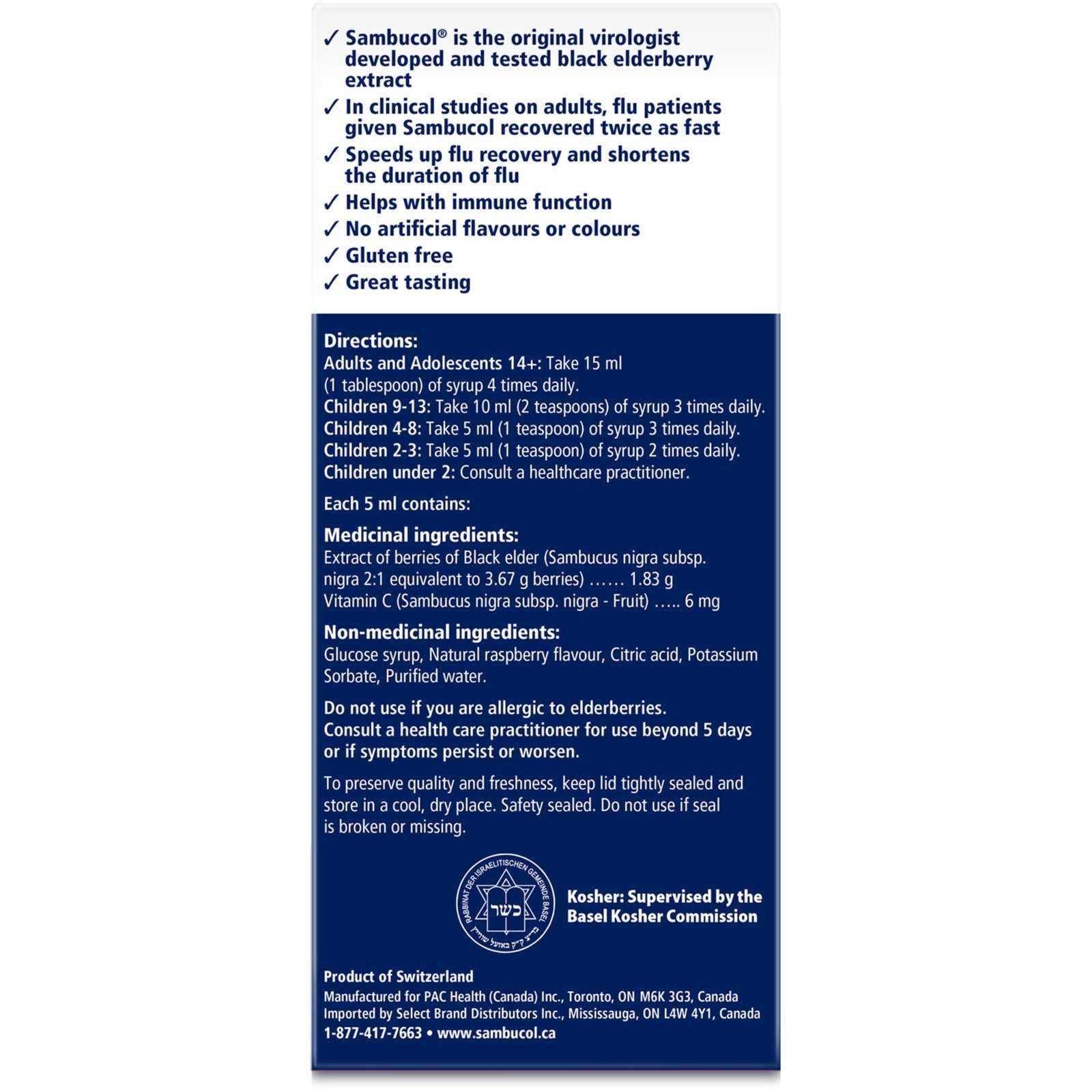 Black Elderberry Anti-Viral Flu Care Syrup