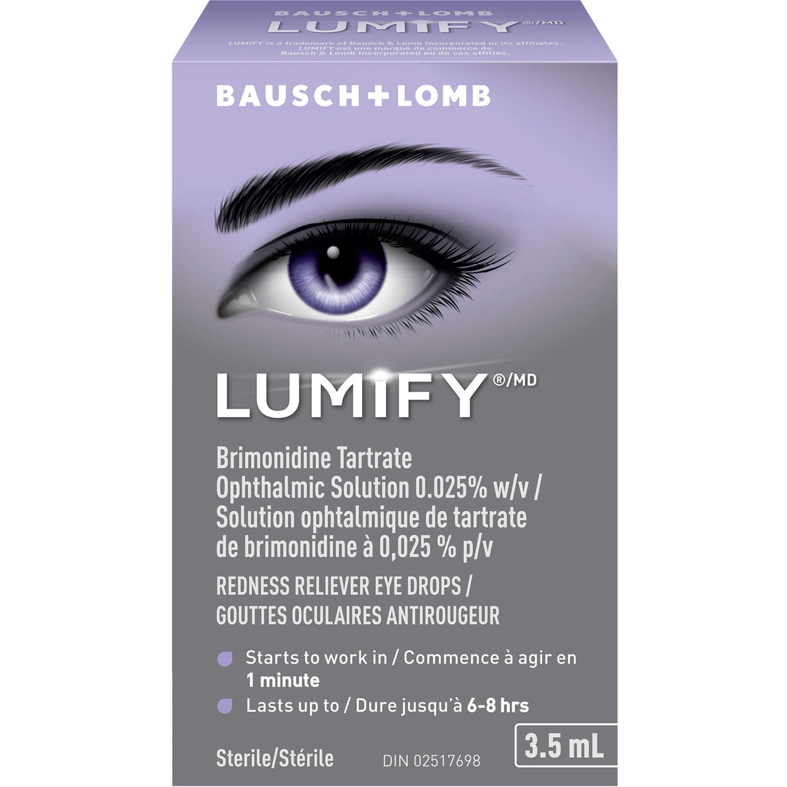 LUMIFY - Redness Reliever Eye Drops Trial Size