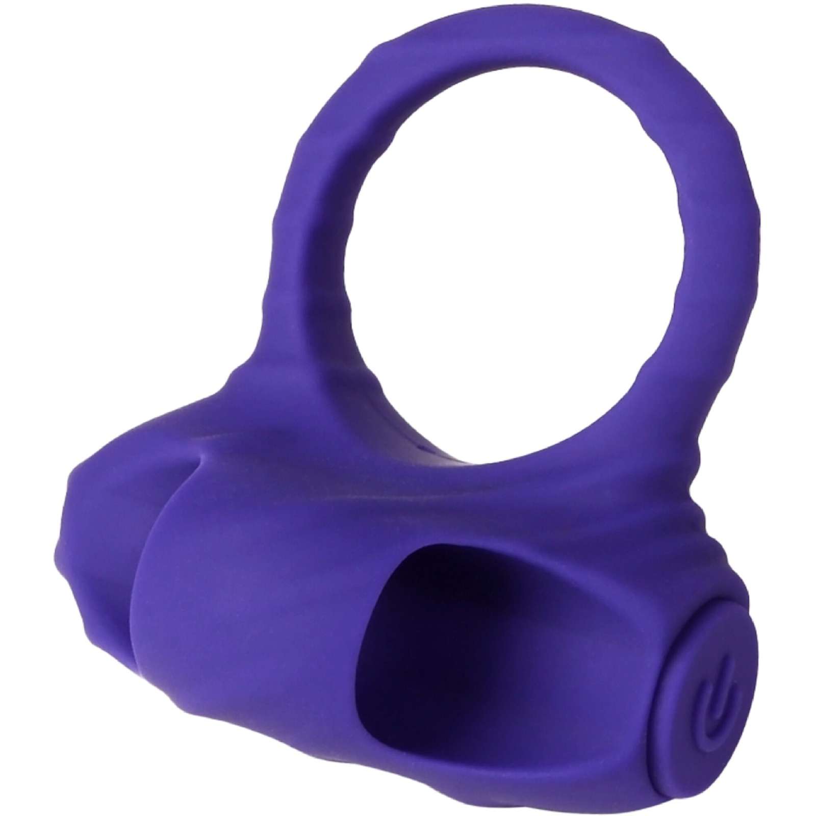 SKYN Dual Ring 1 Vibrating Ring & Sensual Massager, Ribbed Texture, 3 Variable Speeds, Rechargeable.