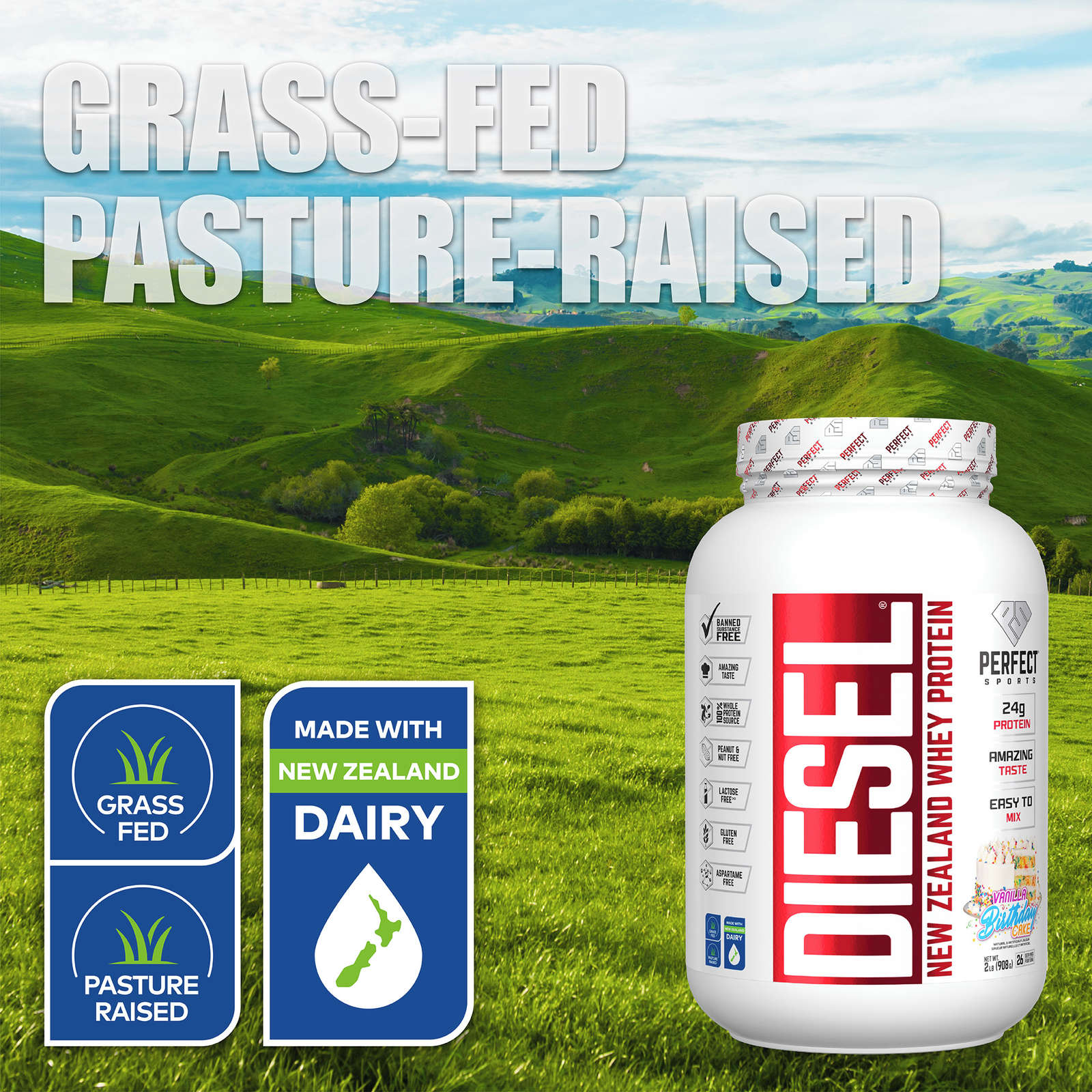 DIESEL New Zealand Whey Protein