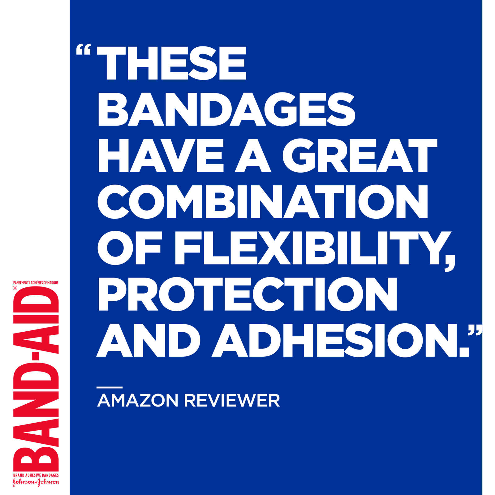 BAND-AID® Brand Flexible Fabric Adhesive Bandages, Assorted Sizes, 50 Count