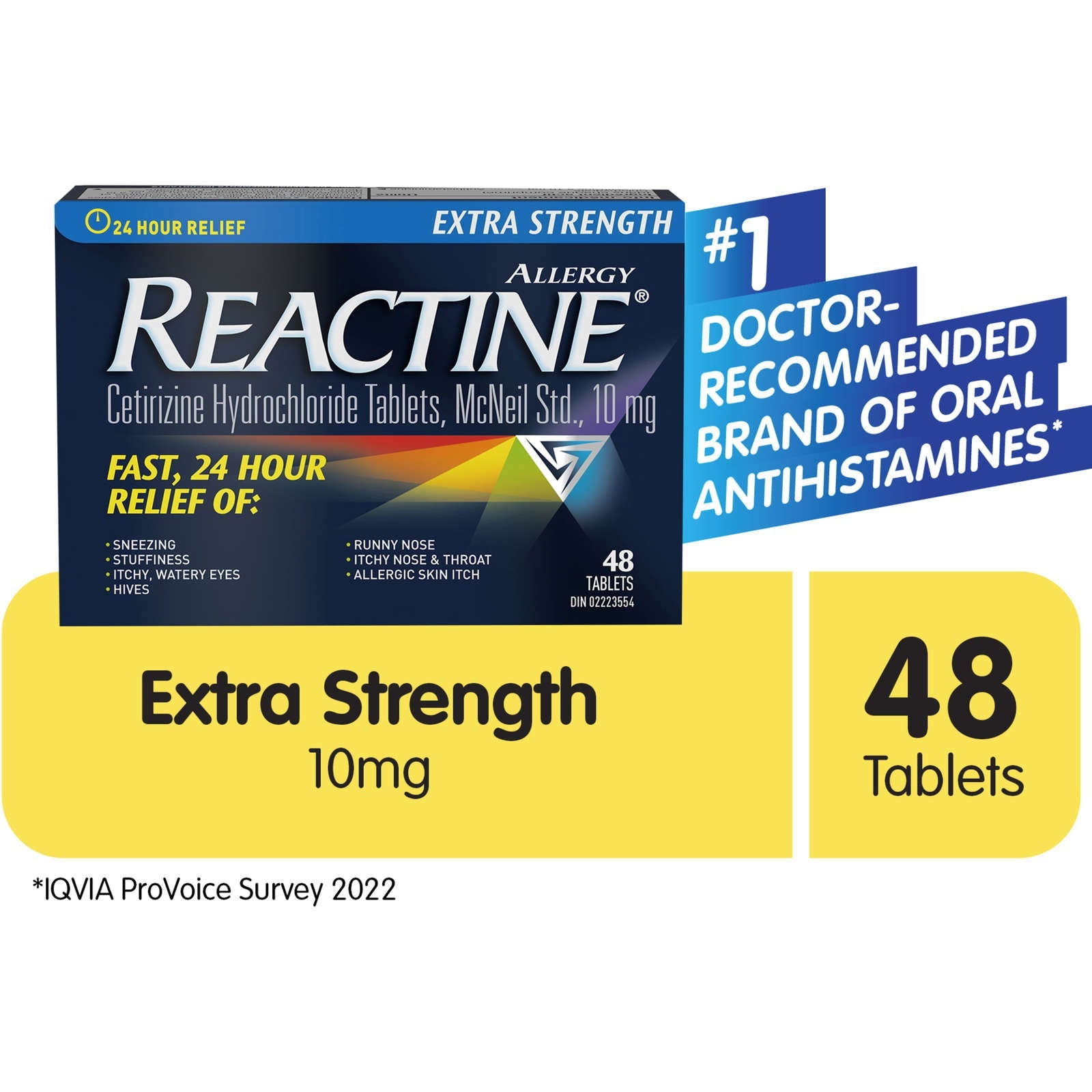 Extra Strength 24 Hour Allergy Medicine, 10mg