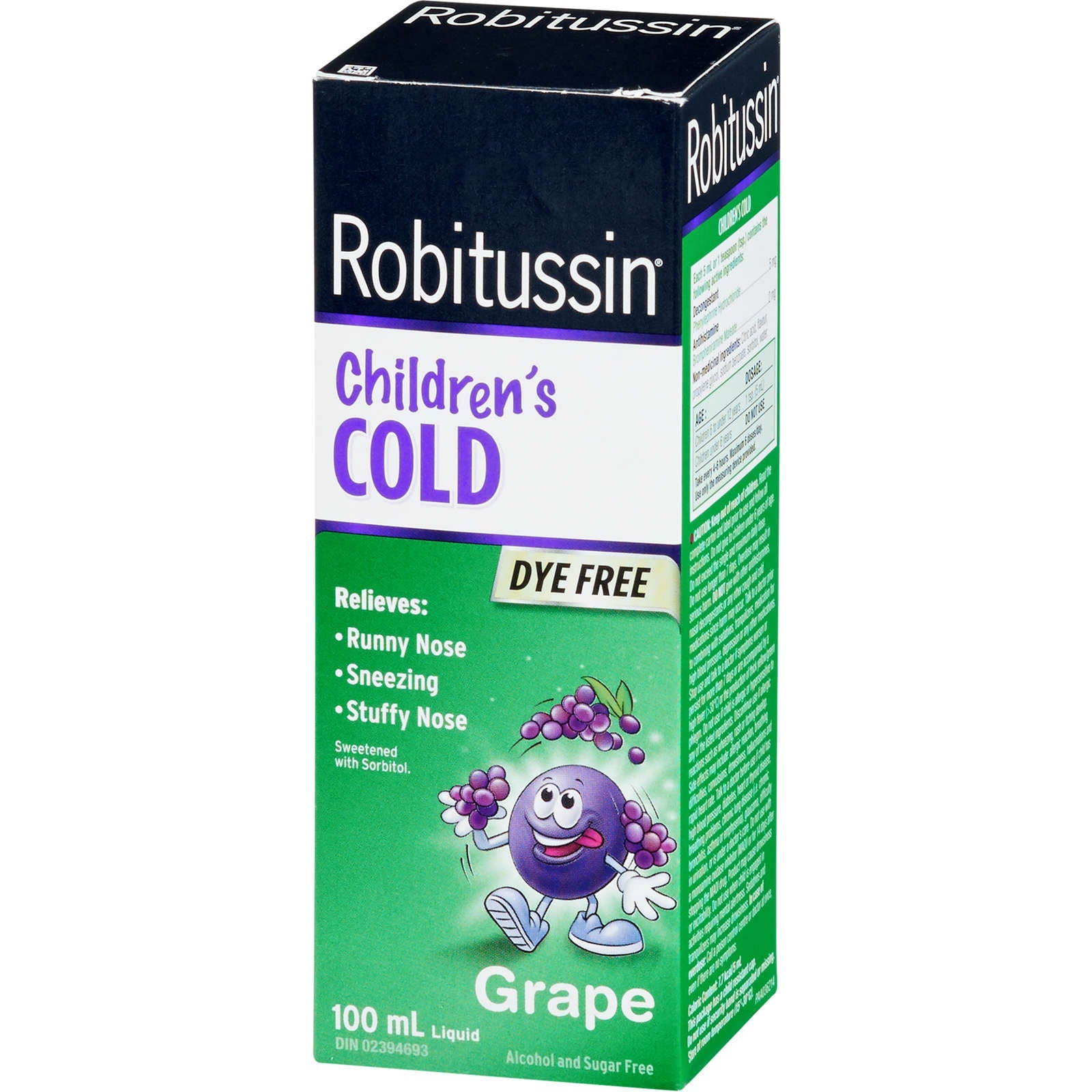 Robitussin Children's Cold Grape Liquid 100 ml