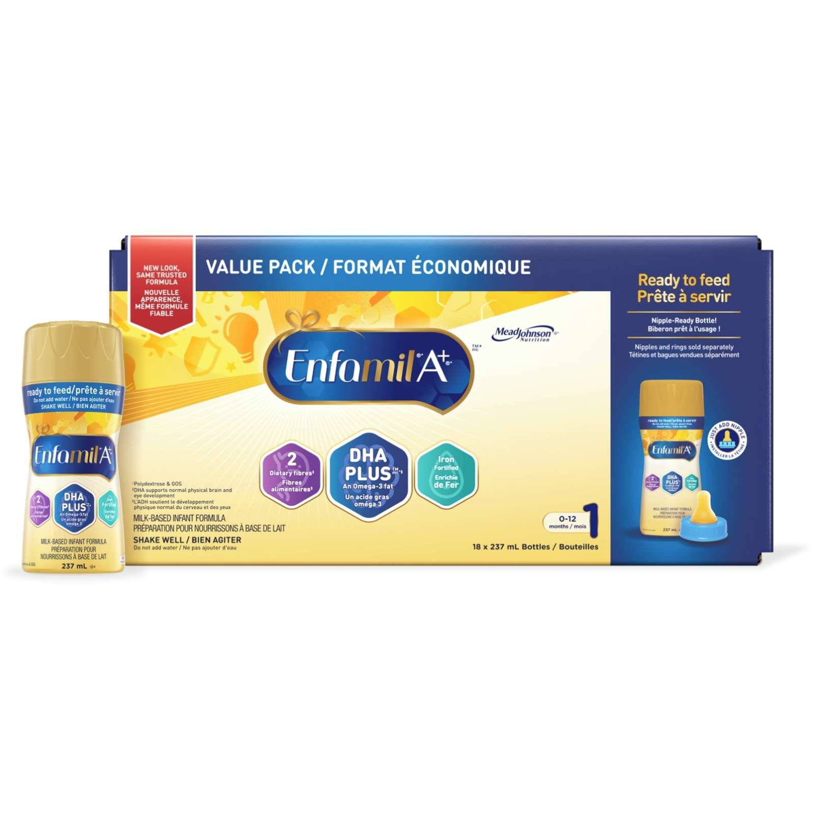 Enfamil A+, Ready-to-feed, 237ml , 18 Pk