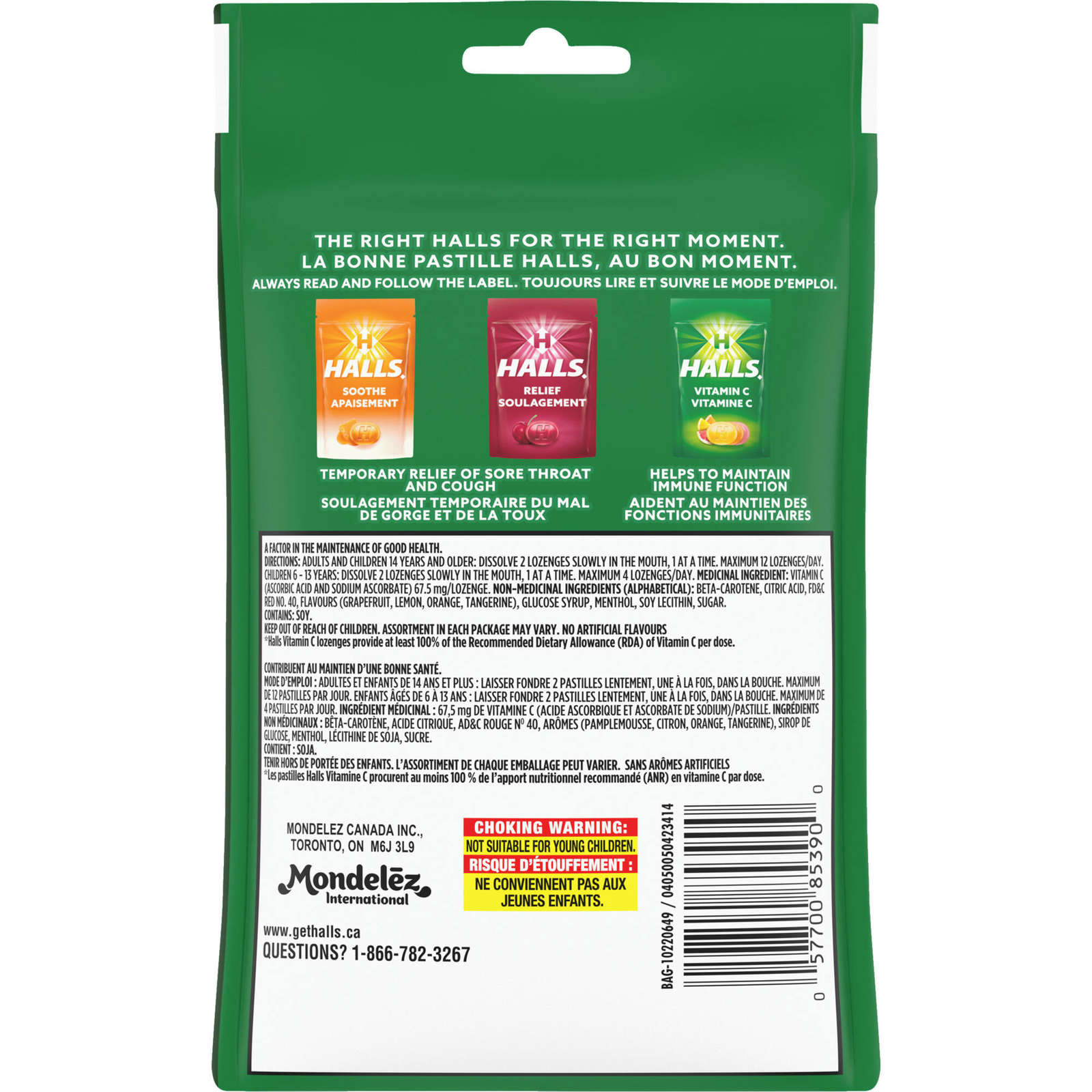 Halls Vitamin C Assorted Citrus Flavour, 30 Supplement Drops