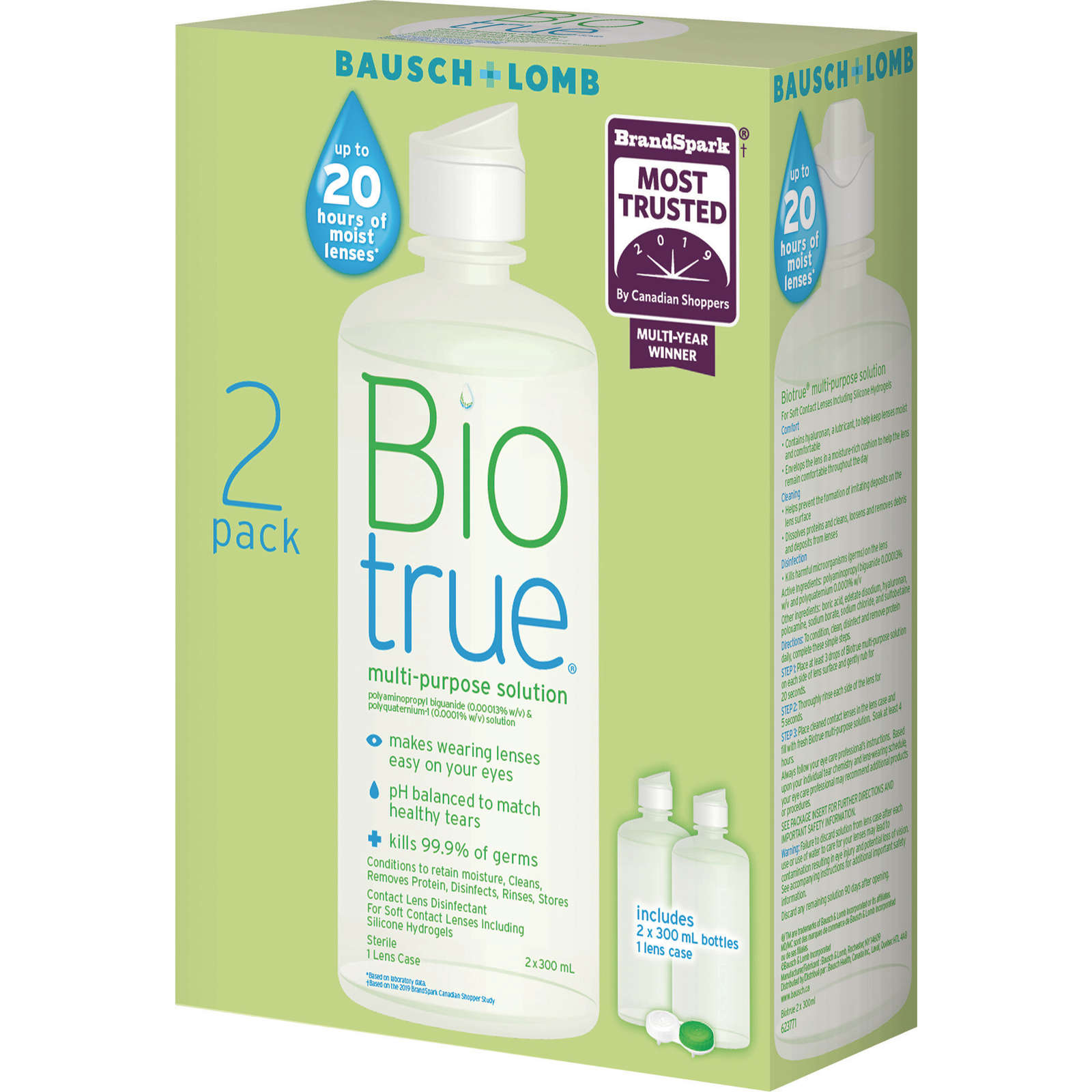 Biotrue Multi-Purpose Solution Twin Pack