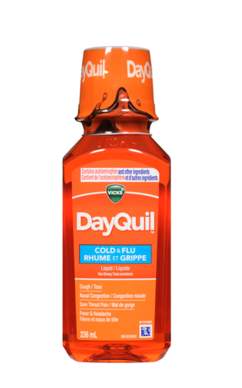Vicks DayQuil cold & flu liquid 236ml