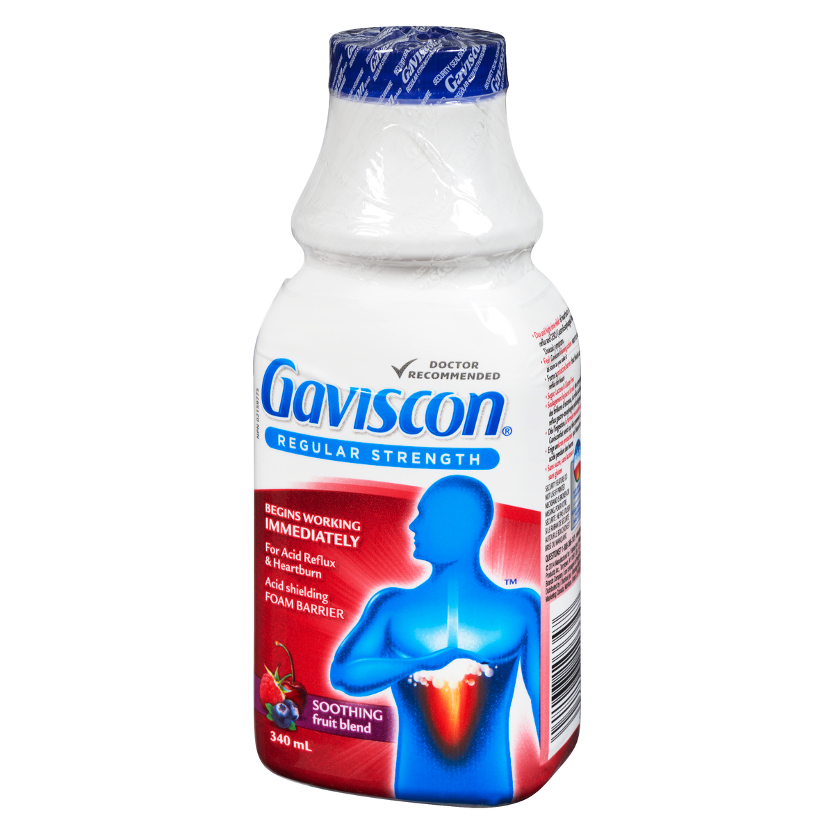 Gaviscon Regular fruit blend soothing antiacid 340ml