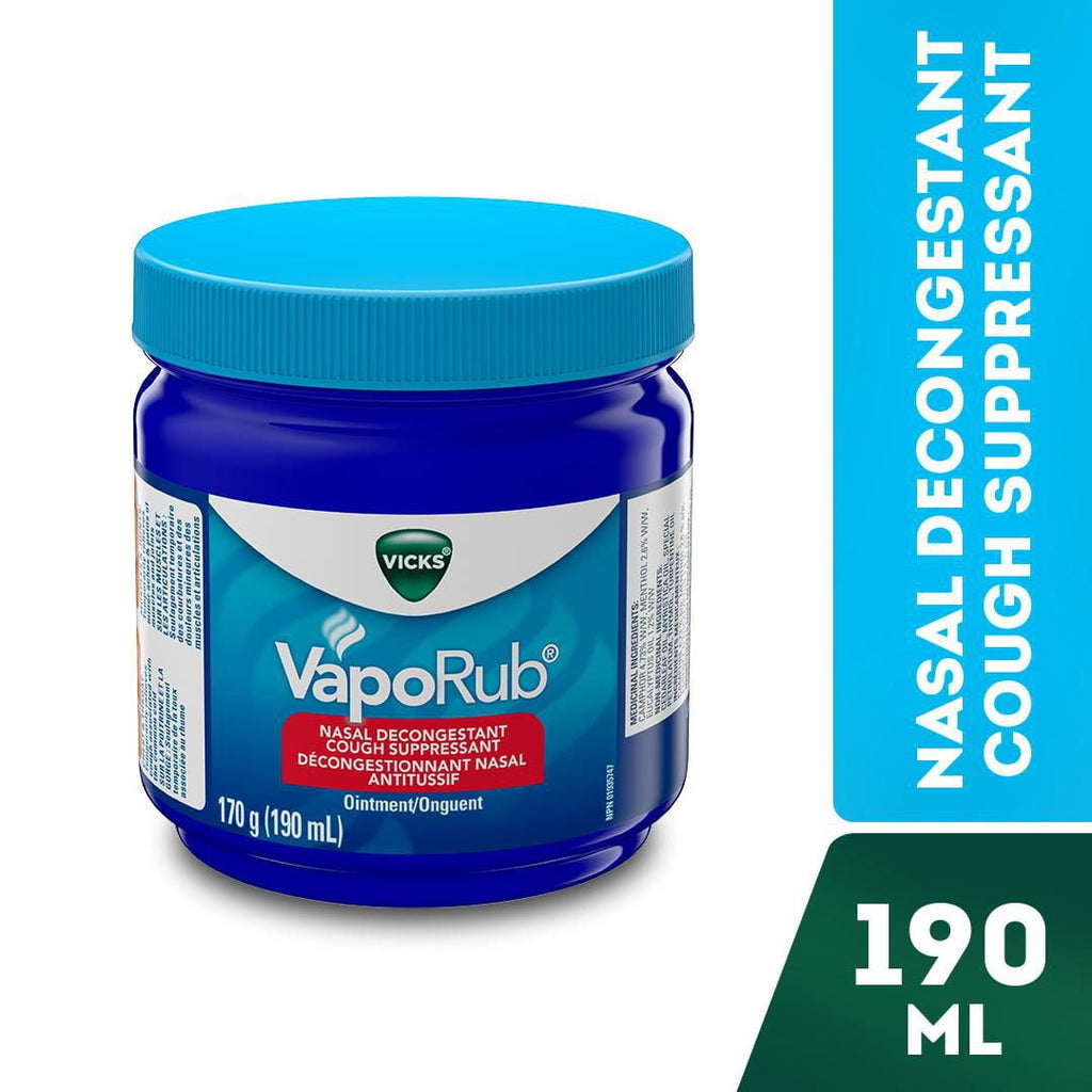 Vicks Vaporub Ointment, 190 mL