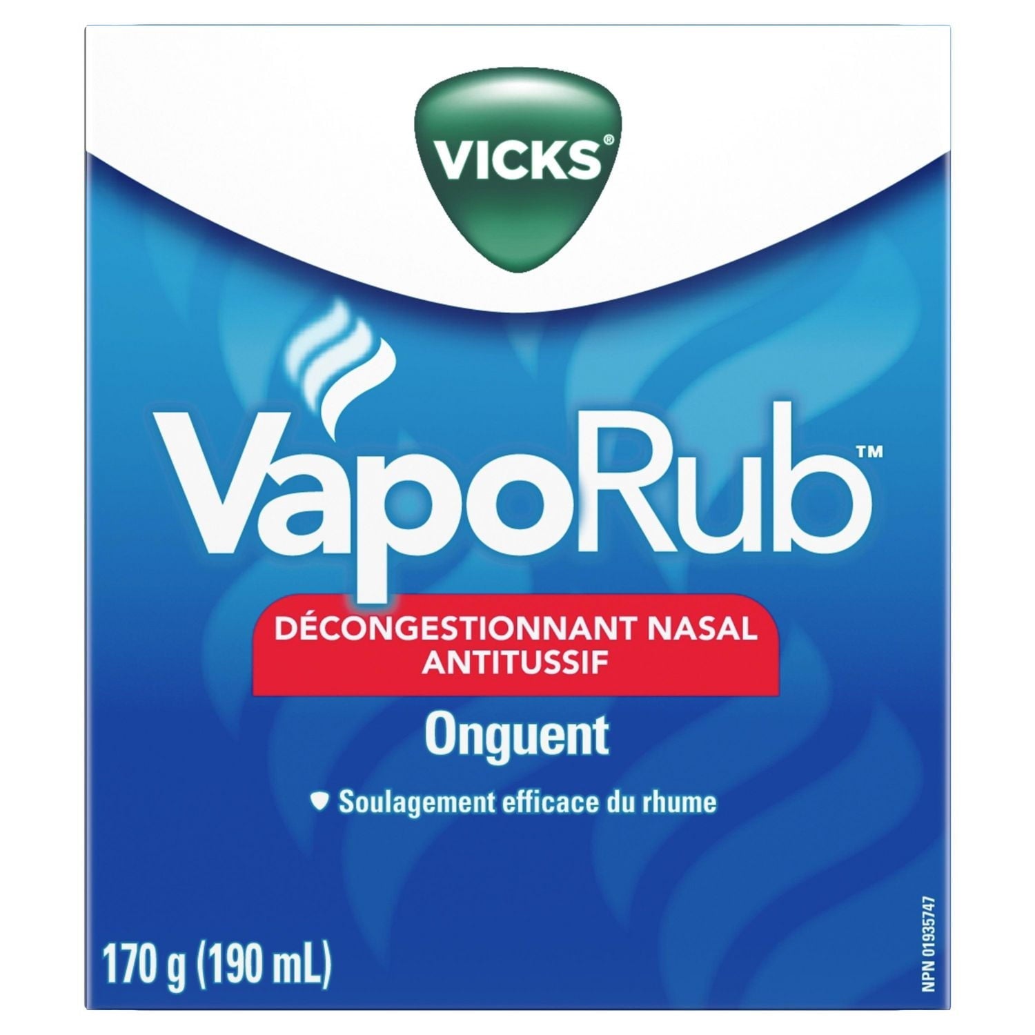 Vicks Vaporub Ointment, 190 mL