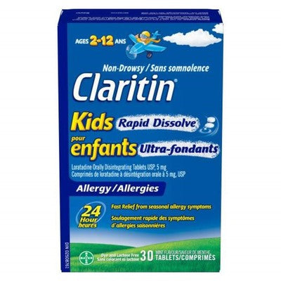Kids Rapid Dissolve Allergy Medication - 24 Hour Non-Drowsy Kids Allergy Medicine, Antihistamines For Kids, Fast Allergy Relief Of Itchy, Watery, Red Eyes, Sneezing, Runny Nose