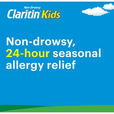 Kids Rapid Dissolve Allergy Medication - 24 Hour Non-Drowsy Kids Allergy Medicine, Antihistamines For Kids, Fast Allergy Relief Of Itchy, Watery, Red Eyes, Sneezing, Runny Nose
