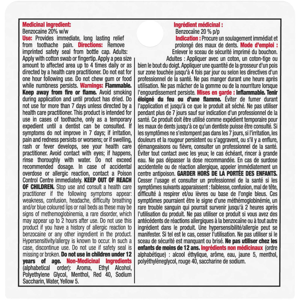 Maximum Strength Toothache Relief Liquid