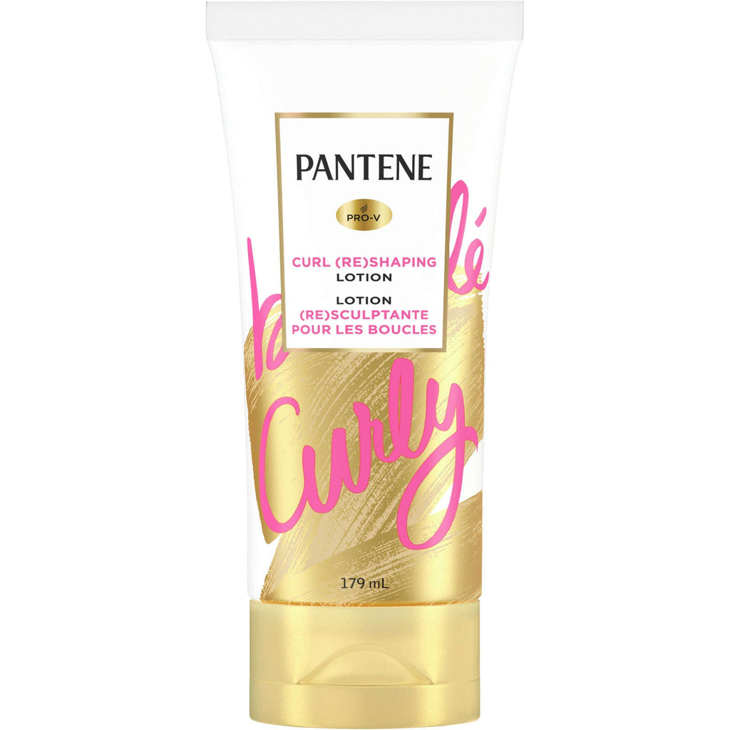 Hair Lotion, Moisturizing, for Curly Hair, Cream Reshapes and Defines Curls with Vitamin B5, Safe for Color Treated Hair, Pro-V