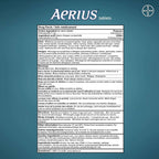 Aerius Allergy Medicine, Fast Relief, 24-Hour, Non-Drowsy, 15 Symptoms, 20 Tablets