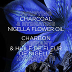 Magnetic Charcoal Purifying Conditioner for Greasy Scalp, Hydrates Dry Ends for Up to 48-Hours, with Charcoal and Nigella Flower Oil