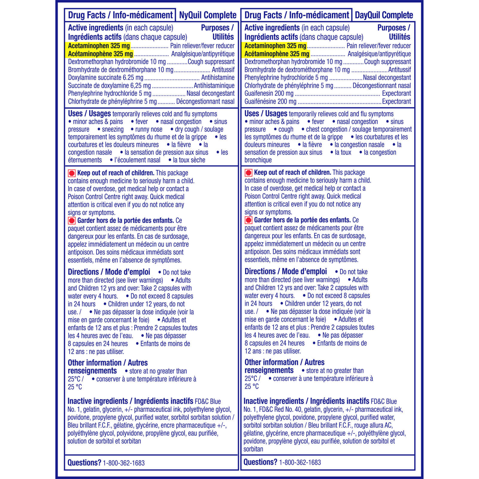 Vicks DayQuil and NyQuil COMPLETE Cold, Flu and Congestion Medicine, 36 LiquiCaps, Relieves Cough, Sore Throat Pain, Fever, Runny Nose, Congestion, Daytime and Nighttime