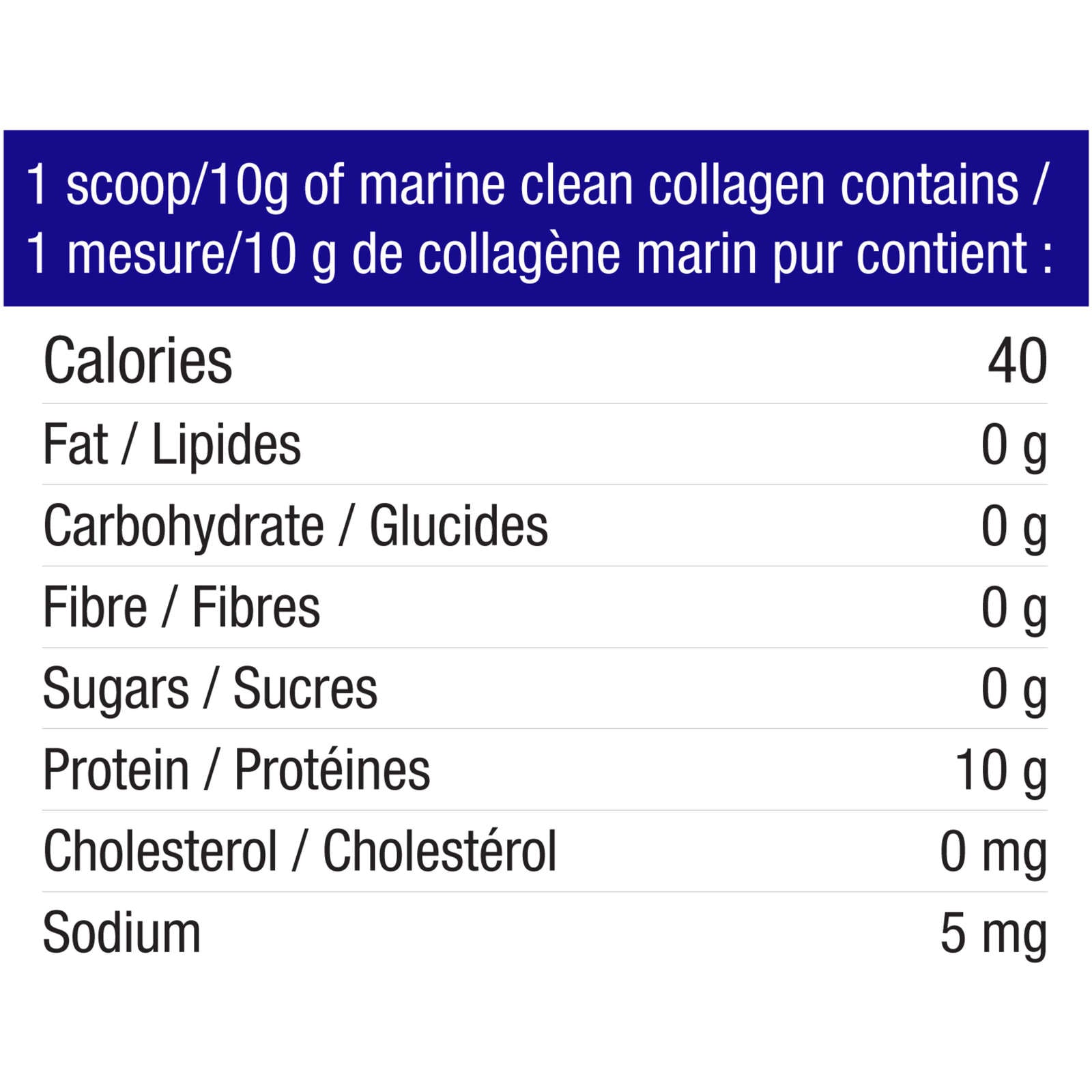 Marine Clean Collagen, Unflavored Hydrolyzed Collagen Powder, Wild Caught Fish