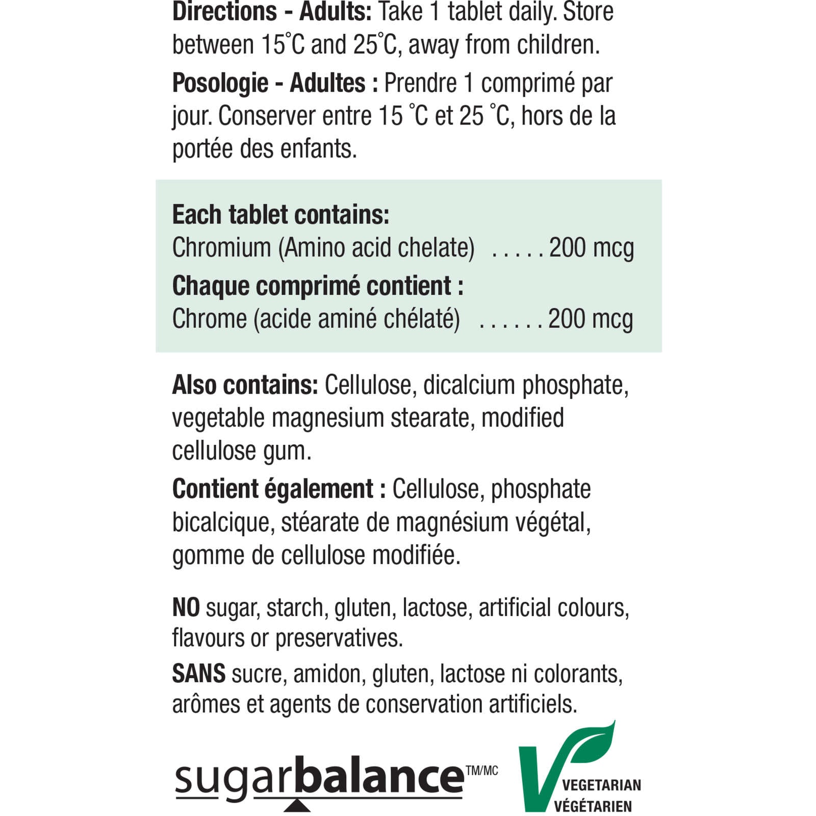 Chelated Chromium 200 mcg