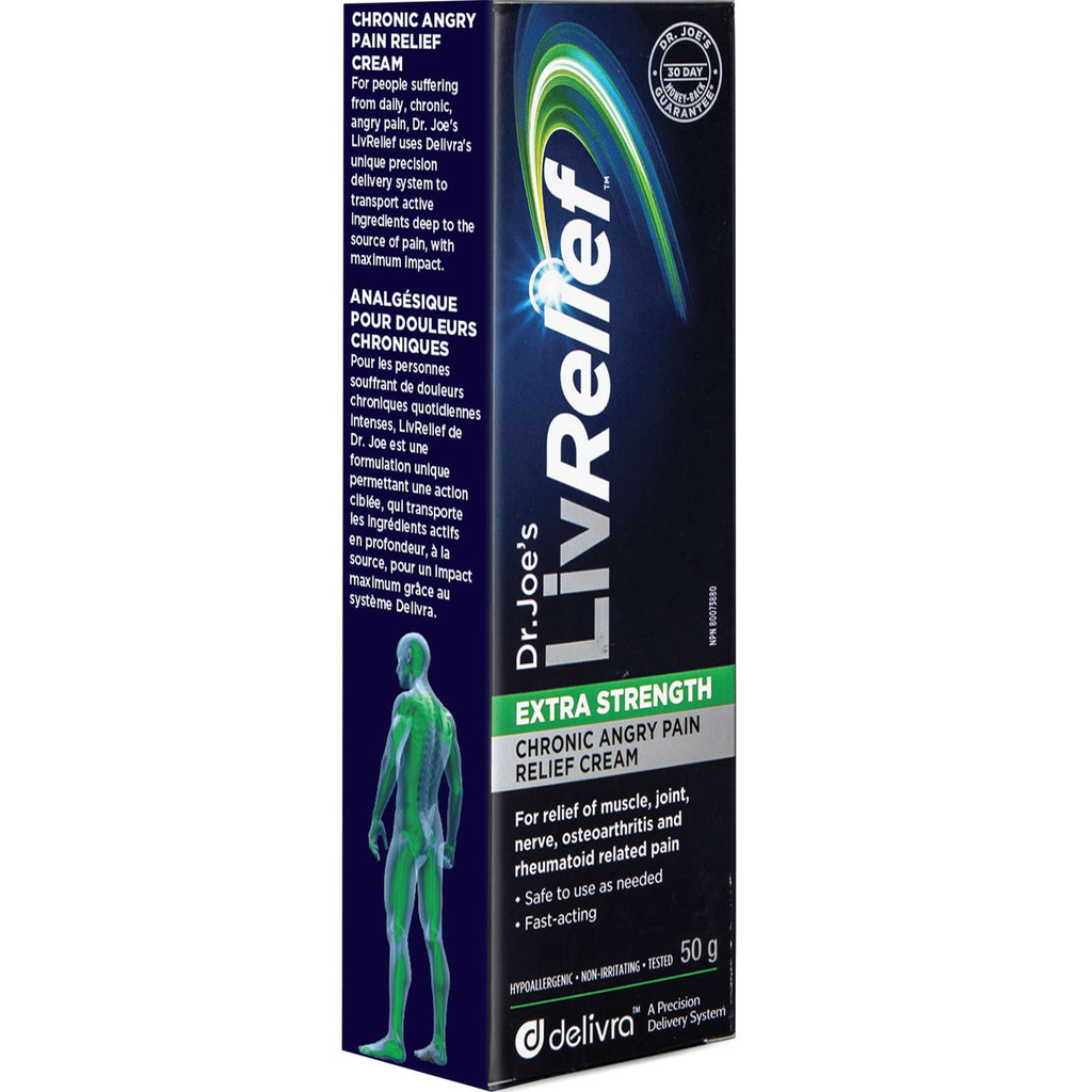 Livrelief Extra Strength Chronic Angry Pain Relief Cream 50g