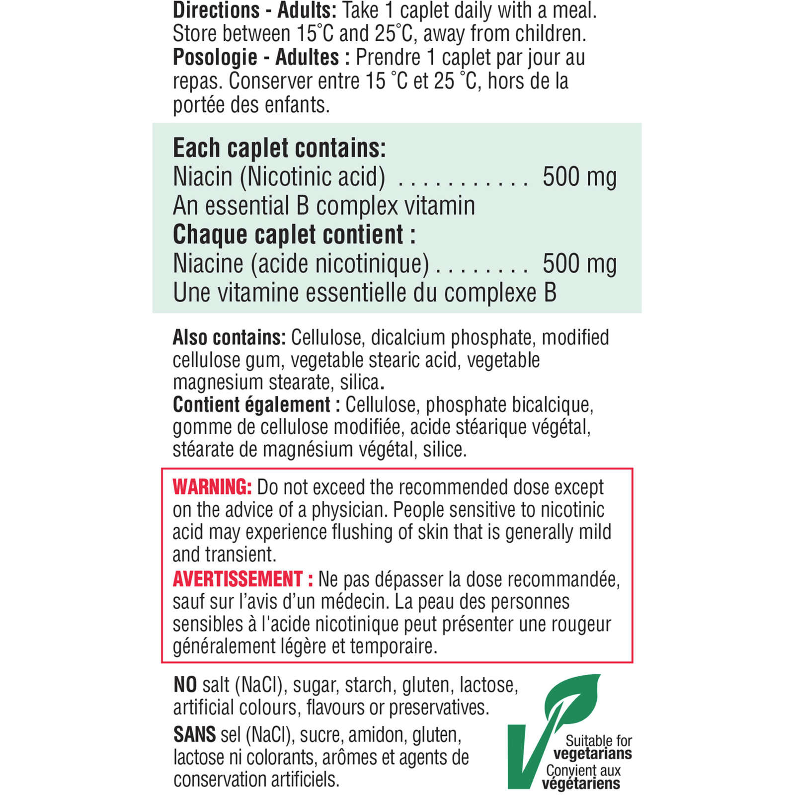 Jamieson Niacin 500 mg