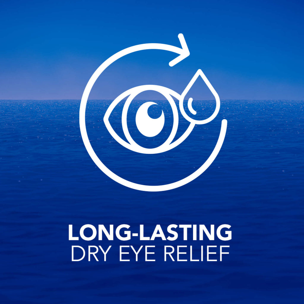 hydraSense Eye Drops, For Dry Eyes, Fast and Long-Lasting Relief, Preservative Free, Naturally Sourced Lubricant, 2 x 10 mL