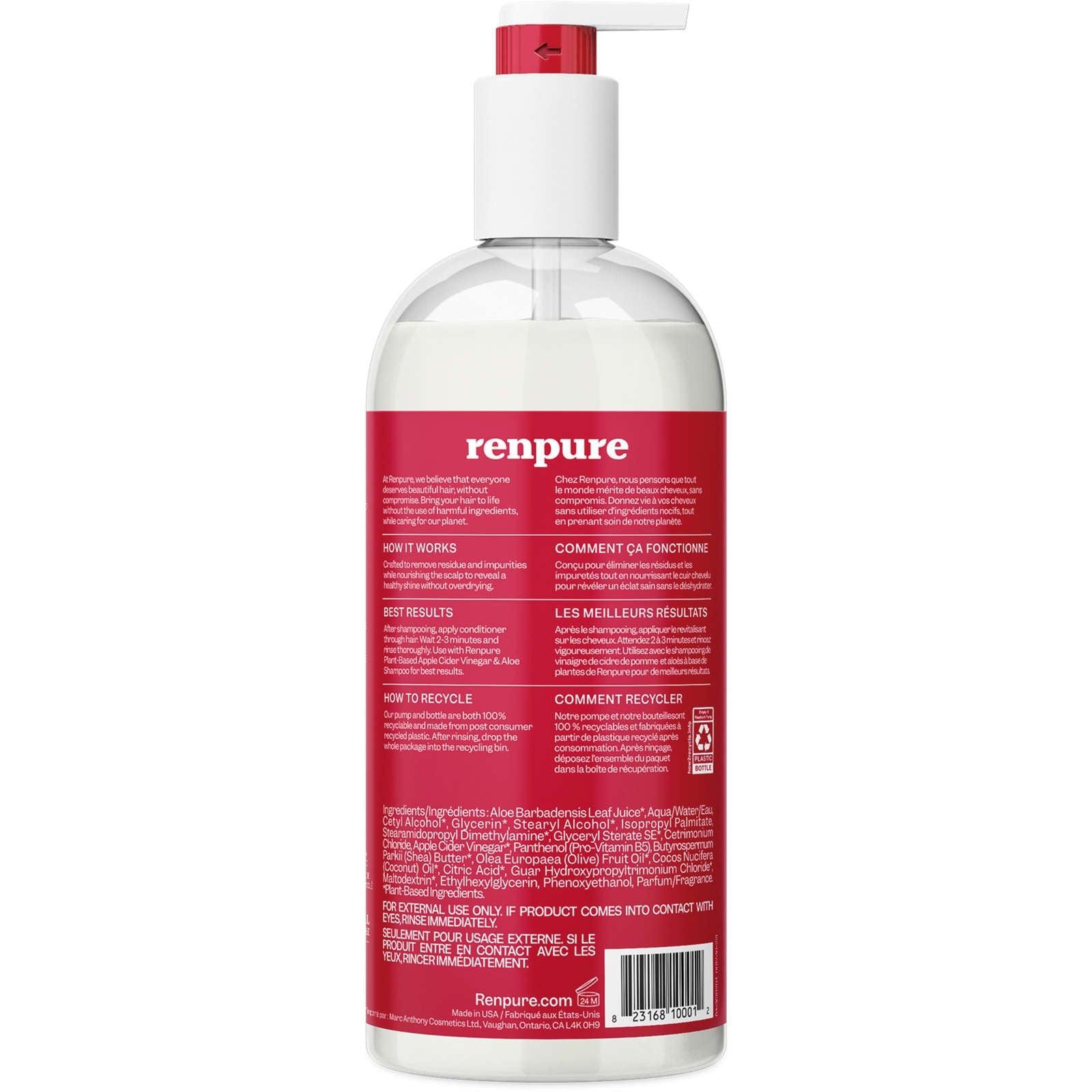 Plant-Based Apple Cider Vinegar Conditioner