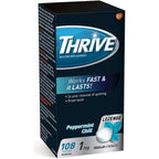 Thrive Lozenges 1mg Regular Strength Nicotine Replacement Mint 108 count