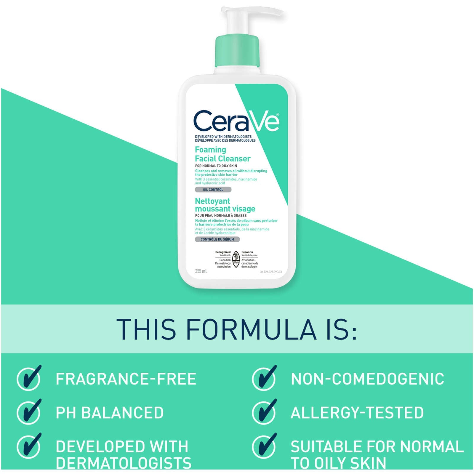 Gentle Foaming Facial Cleanser For Oily Skin