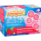 Immune+ Vitamin C & Mineral Supplement Fizzy Drink Mix, Raspberry