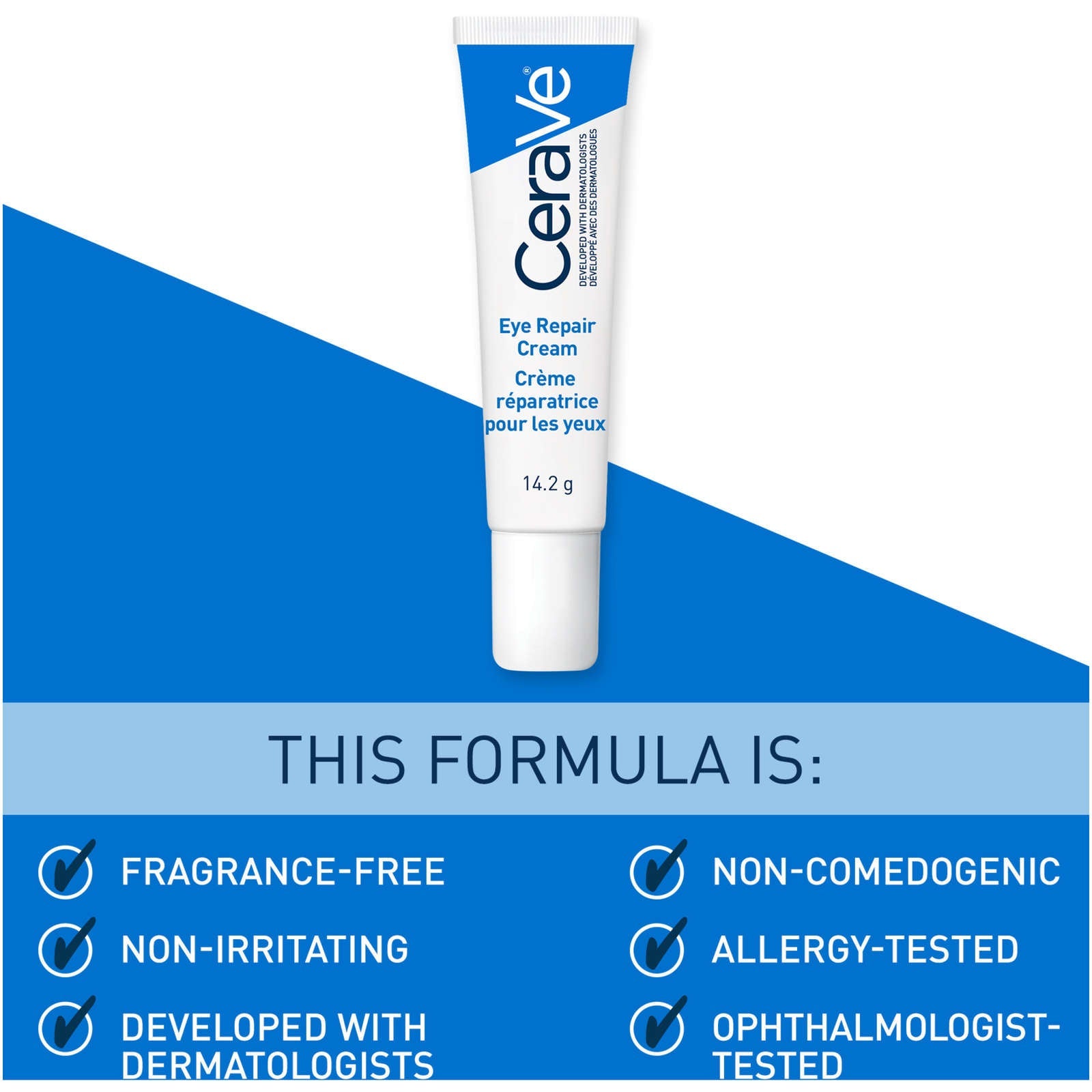 Eye Repair Cream with Hyaluronic Acid & 3 Ceramides