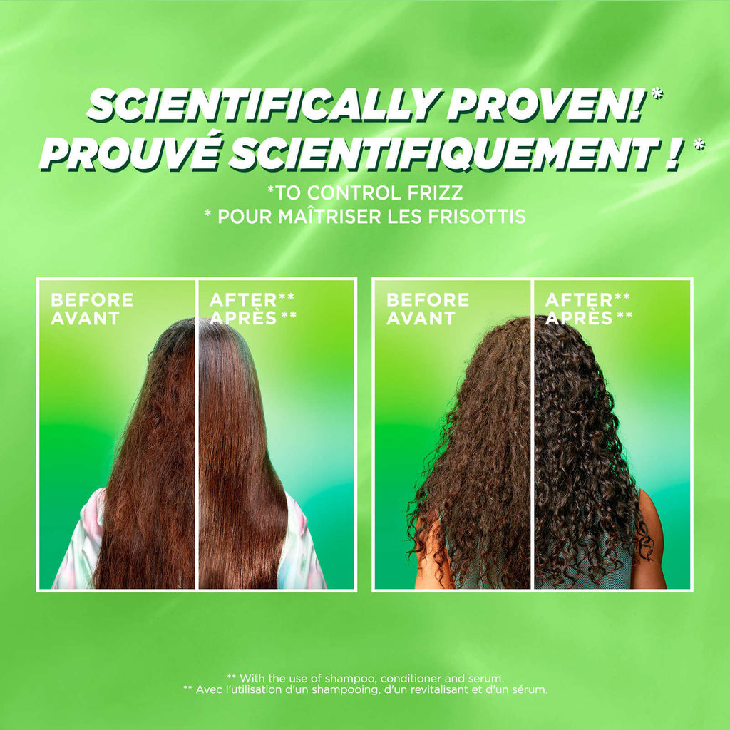Garnier Fructis Anti-Frizz Oil Treatment, Long Lasting Frizz Control, Paraben-Free, Sleek & Shine, 150 mL
