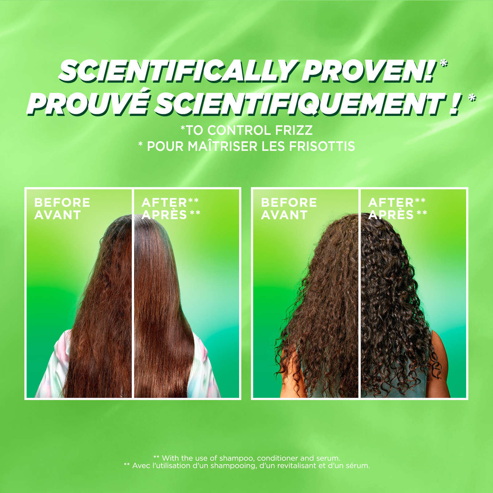 Garnier Fructis Anti-Frizz Oil Treatment, Long Lasting Frizz Control, Paraben-Free, Sleek & Shine, 150 mL