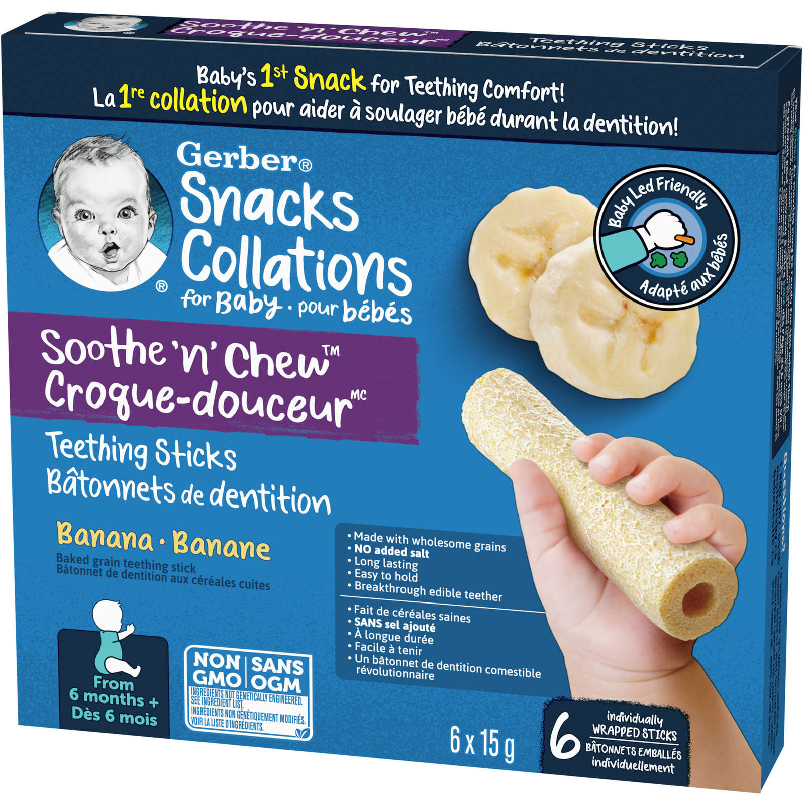 Soothe 'N' Chew Teething Sticks Banana
