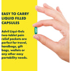 Advil Regular Strength Liqui-Gels Ibuprofen Capsules for Headaches and Pain Relief, 200 mg, 12 Count