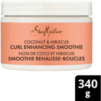 Deep Conditioning Curl Enhancing Smoothie hair repair for thick, curly Hair Coconut & Hibiscus with Silk Protein & Neem Oil 340 g