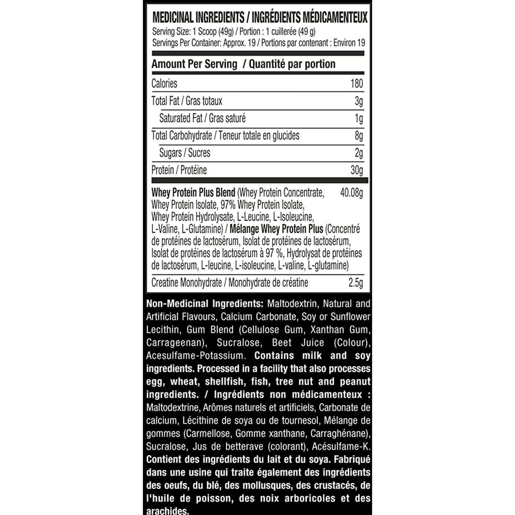 Six Star Elite Series Whey Protein Plus Strawberry Powder