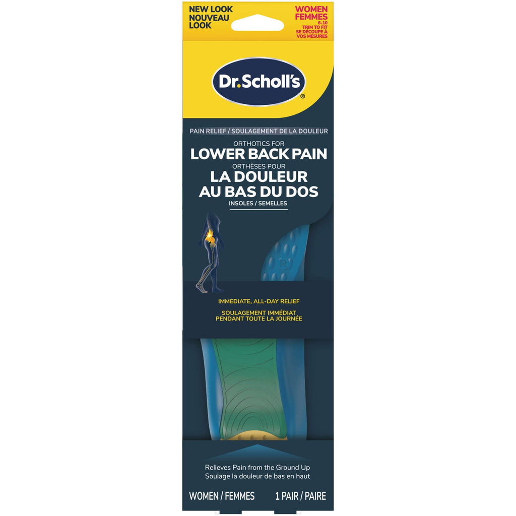 Dr. Scholl’s® Pain Relief Orthotics for Lower Back Pain, Women's, Sizes 6-10