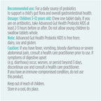 Advanced Gut Health Chewable Probiotic for Kids, Lemonade Flavor, 5 Billion CFU