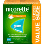Nicotine Gum, Quit Smoking Aid, fresh Fruit, 4mg