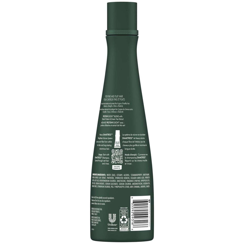 Nexxus Diametress Conditioner for fine and flat hair Weightless Volume with elastin protein and green tea 400 ml