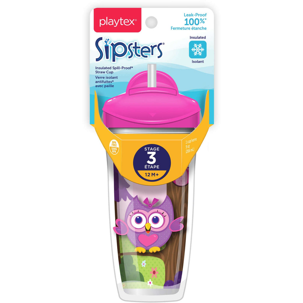 Playtex Sipsters Spill-Proof Kids Straw Cup, Stage 3