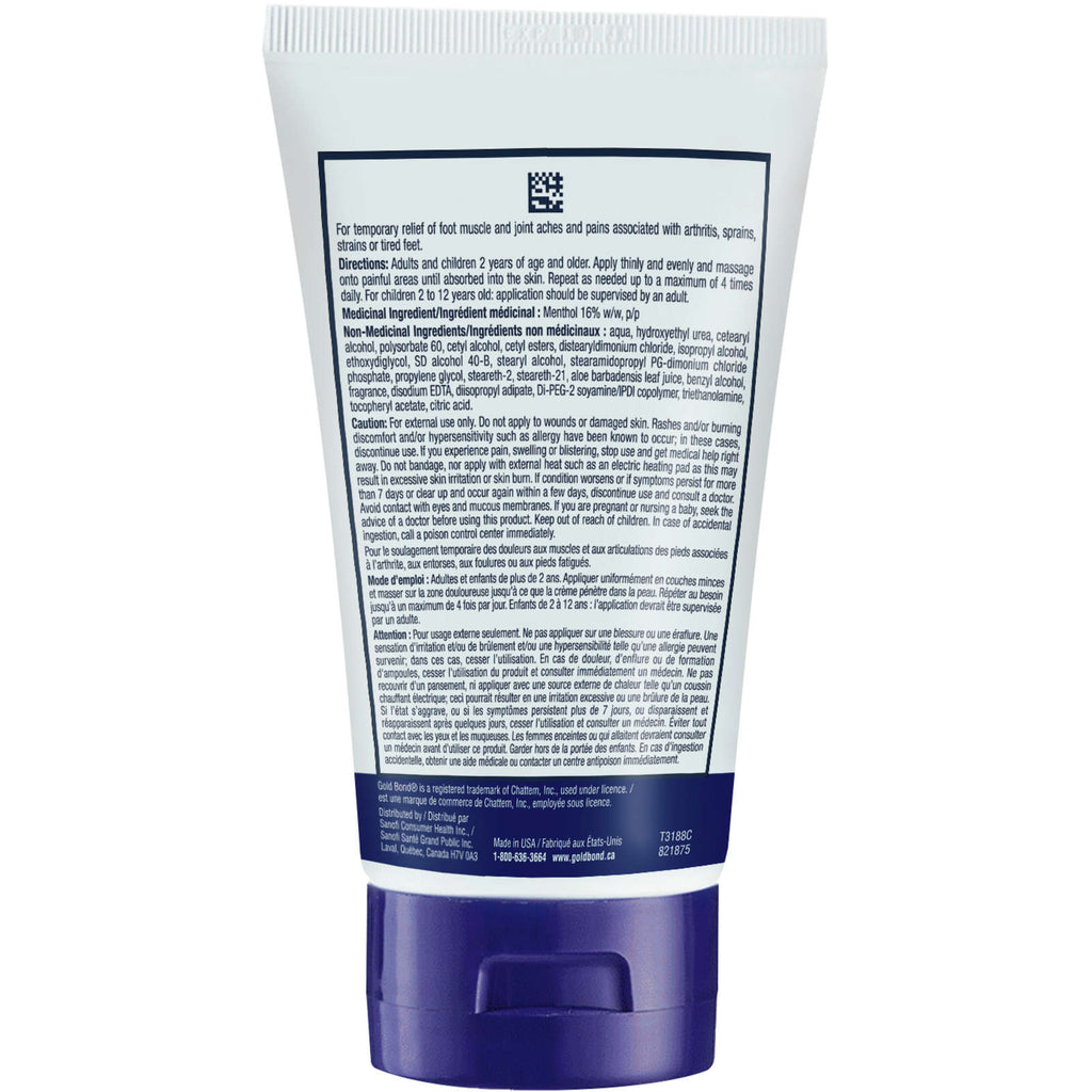 Pain Relieving Foot Cream
